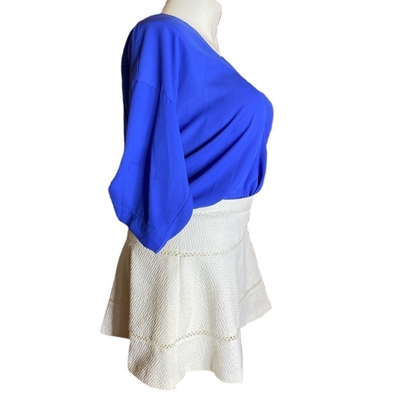 Banana Republic White Jacquard Flare Skirt - Picture 4 of 8